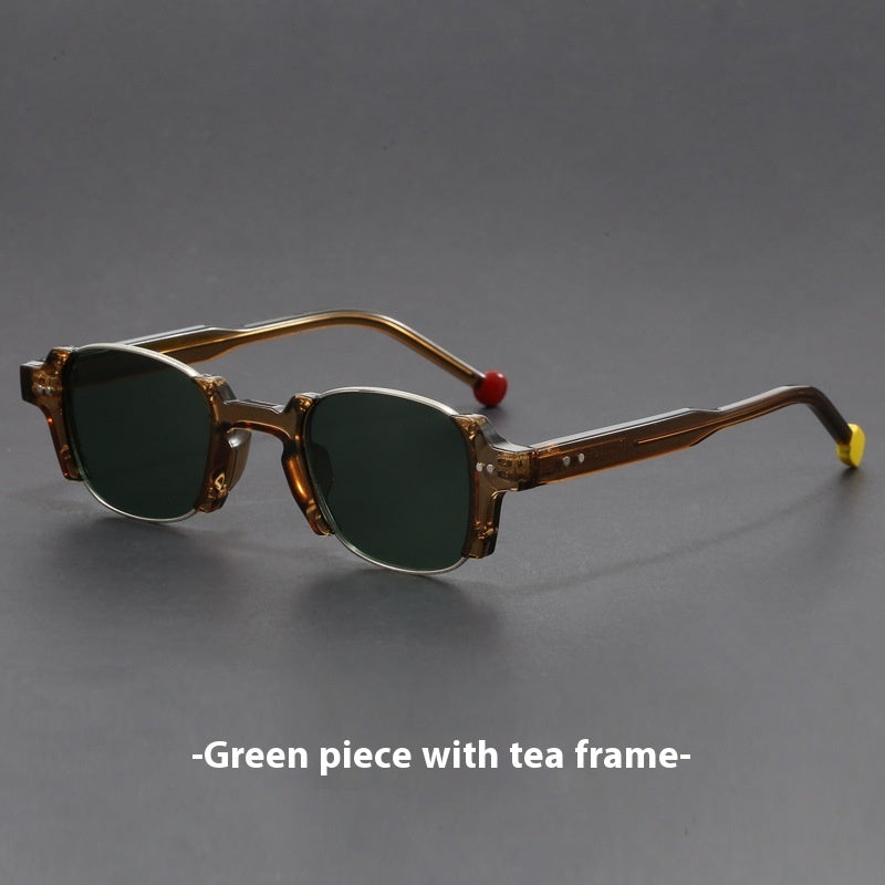 Retro Square Frame Sunglasses - European & American Style