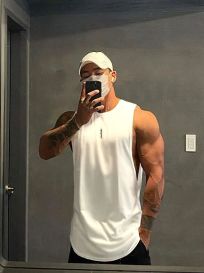 Débardeur à col rond grande taille pour homme