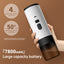 Portable Wireless 3-in-1 Espresso Maker, 7800mAh, Car/Home/Camping, Ground/Capsule Coffee. - Korvel