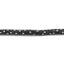 Bracelet Éternité en Or Blanc 18K avec Diamants Noirs et Blancs - Taille 7"