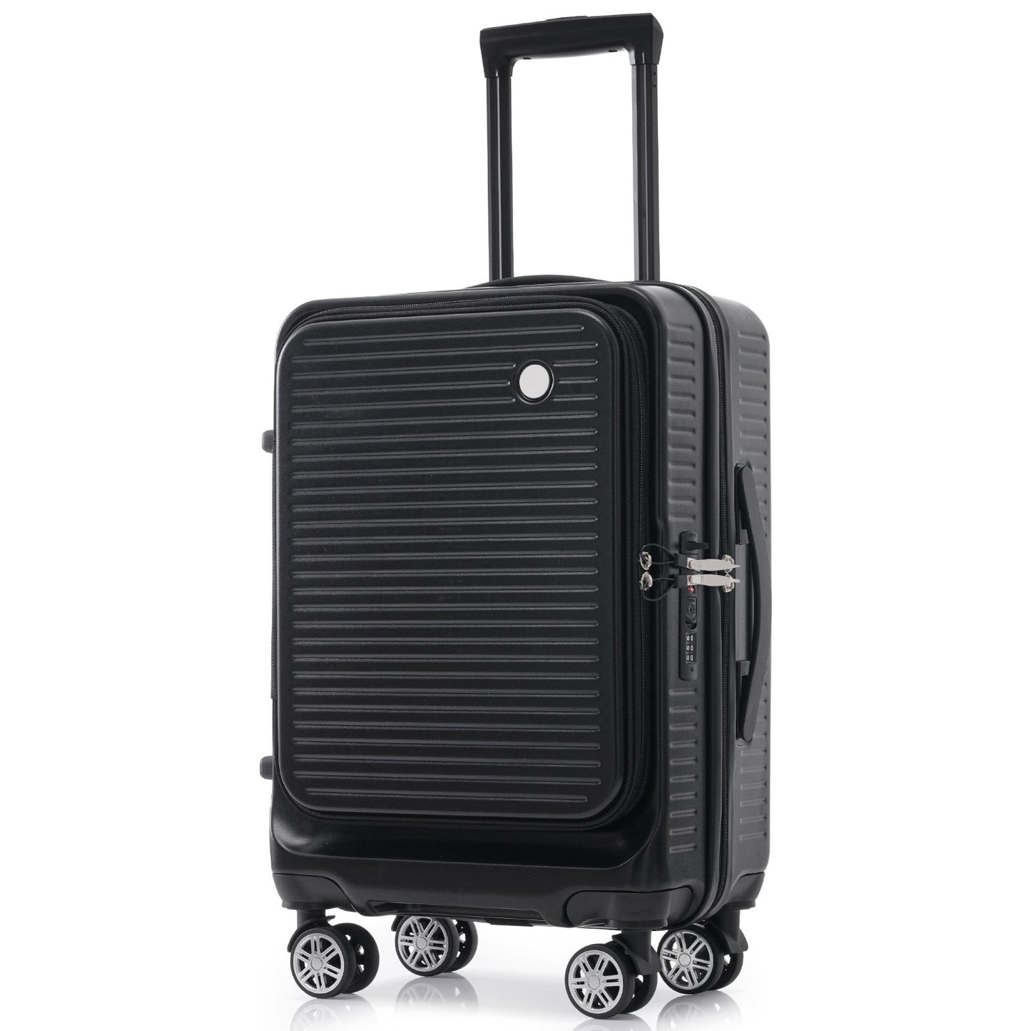 20-Inch Lightweight Carry-On Suitcase with USB Port