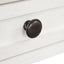 36'' Farmhouse Pine Wood Console Table Entry Sofa Table with 4 Drawers & 1 Storage Shelf (Antique White) - Korvel