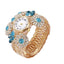 Bohemian Rhinestone Inlaid with Water Diamond and Sky Star Charm Women's Bracelet Watch Fashion Light Luxury Quartz Watch - Korvel