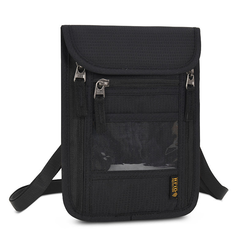 Multifunctional Passport Bag with Ticket Clip - Large Capacity
