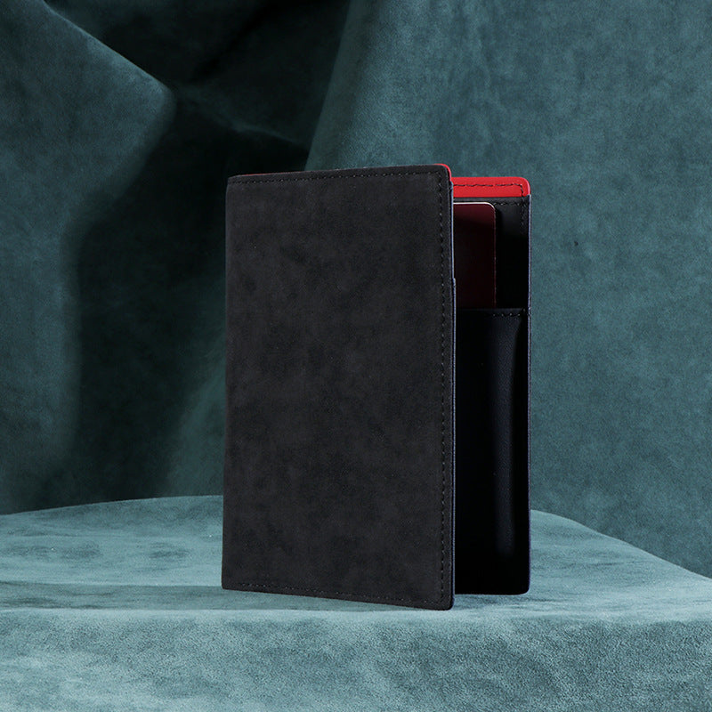 Alcantara Genuine Leather Travel Wallet
