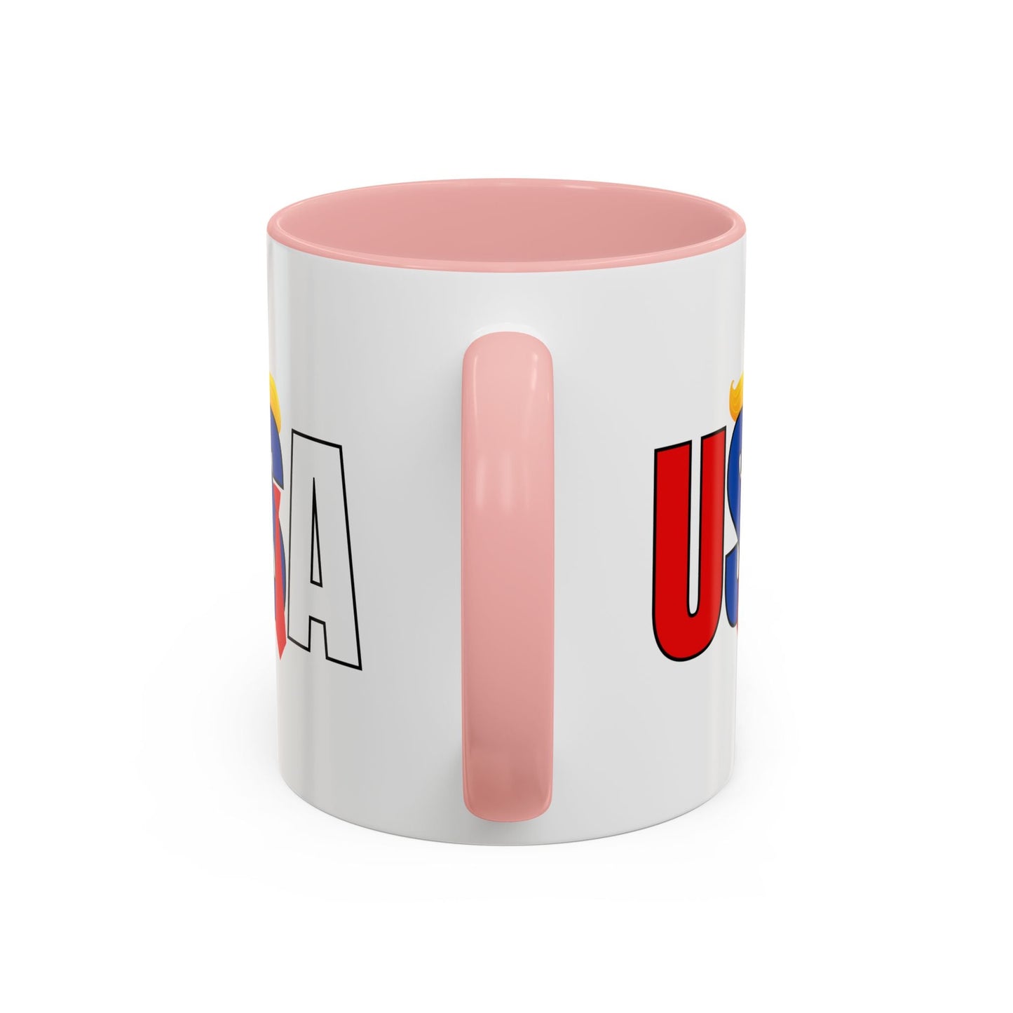 Taza de café con acento vibrante de EE. UU.