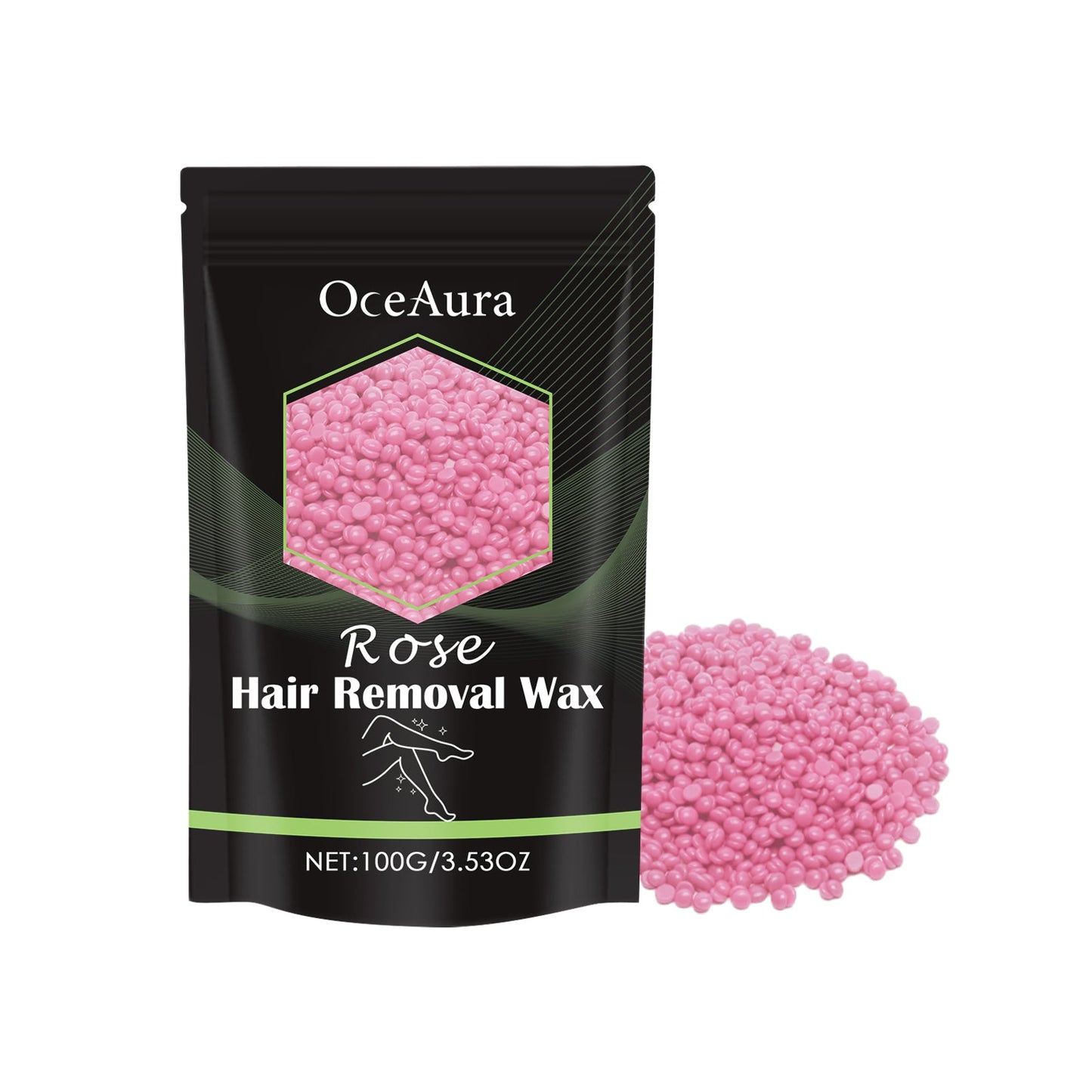 Hair Removal Wax Bean, Underarm Leg Quick Hair Removal Mild Non-Irritating Skin Dry And Smooth - Korvel