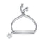 Stainless steel personalized engraved three color curved bracelet simple and personalized women's bracelet - Korvel