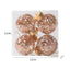 Elegant Christmas Ball Ornaments - 4PCS Set