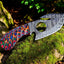 Premium Gut Hook Skinning Knife – 7.25" Damascus Steel with Elegant Wood Handle - Korvel