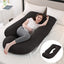 J-Shaped Pregnancy Pillow for Side Sleepers