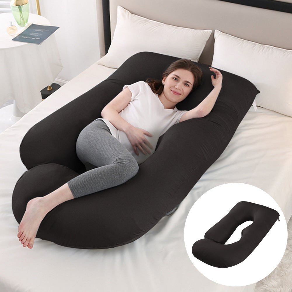J-Shaped Pregnancy Pillow for Side Sleepers