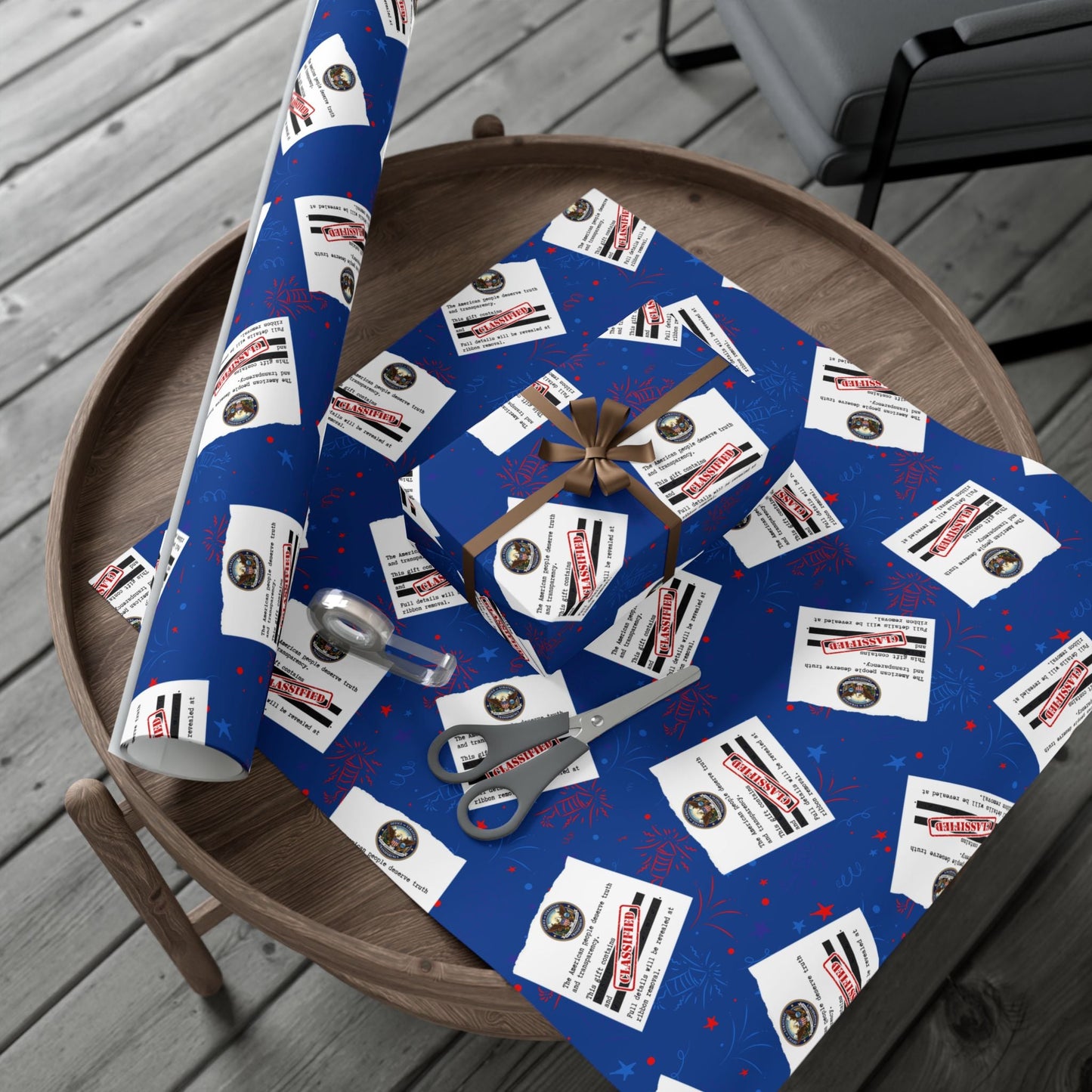 Papel de Regalo de Documentos Clasificados para Todas las Ocasiones