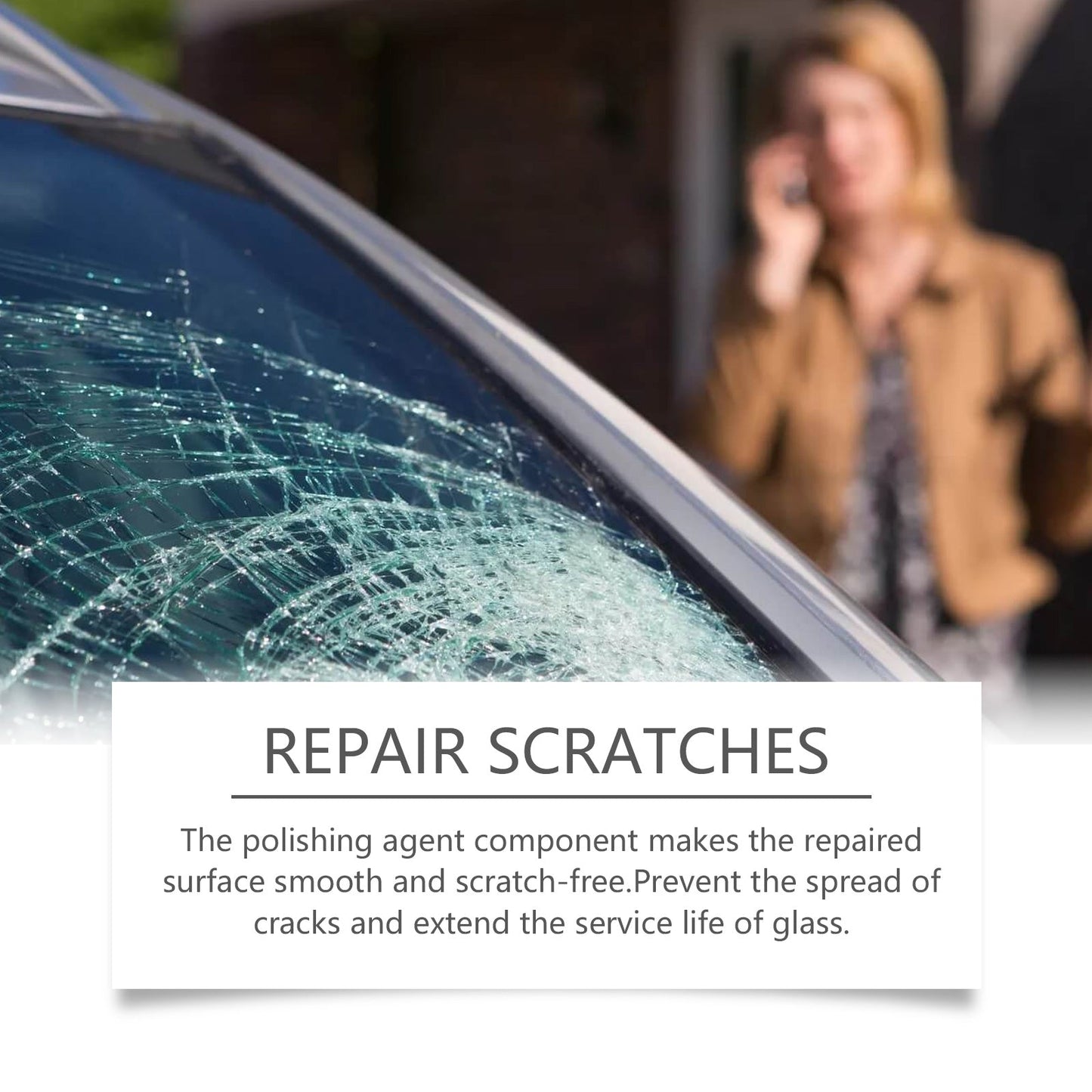 Automotive Glass Care Kit Automotive Windshield Cracks And Scratches Adhesive Repair Solution - Korvel