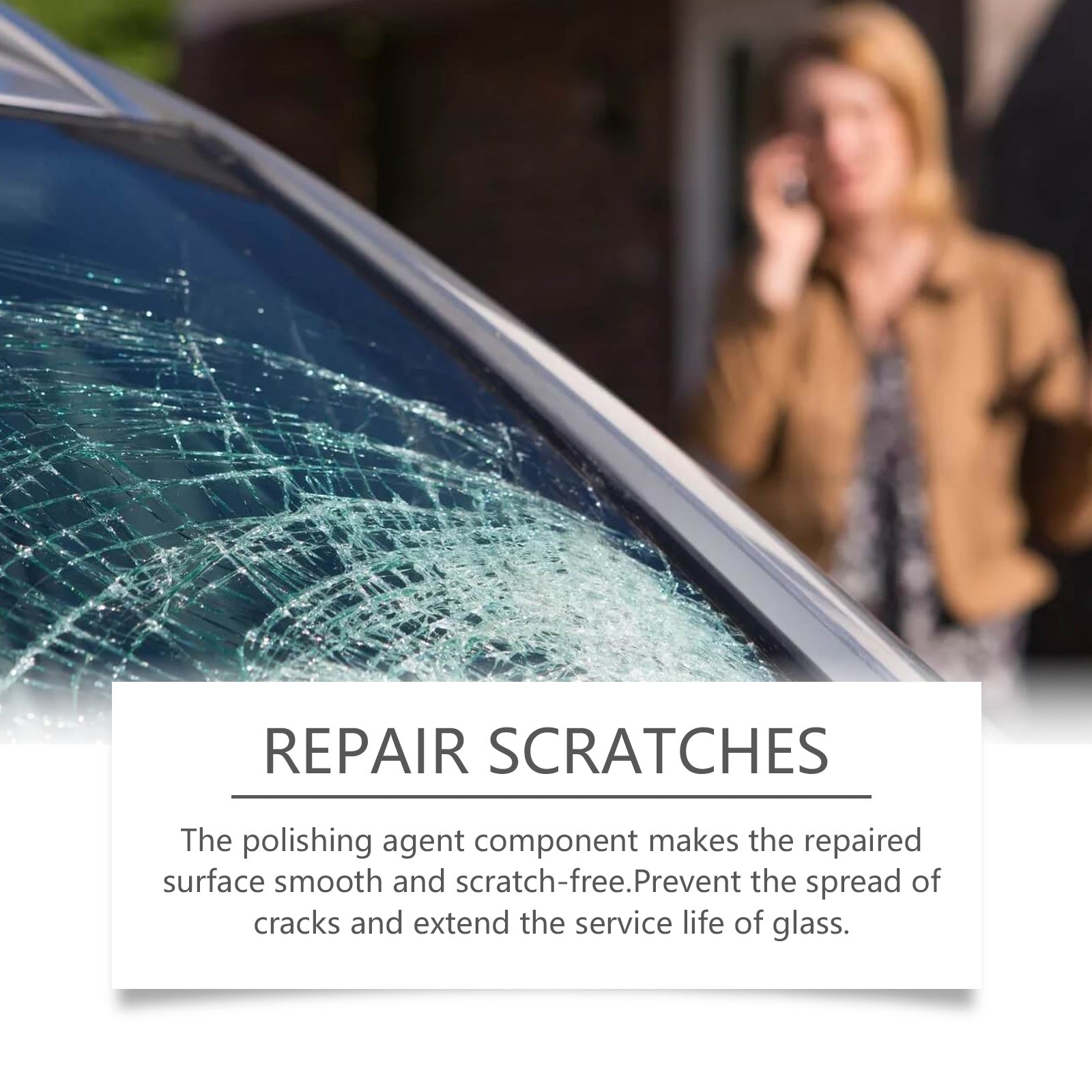 Automotive Glass Care Kit Automotive Windshield Cracks And Scratches Adhesive Repair Solution - Korvel