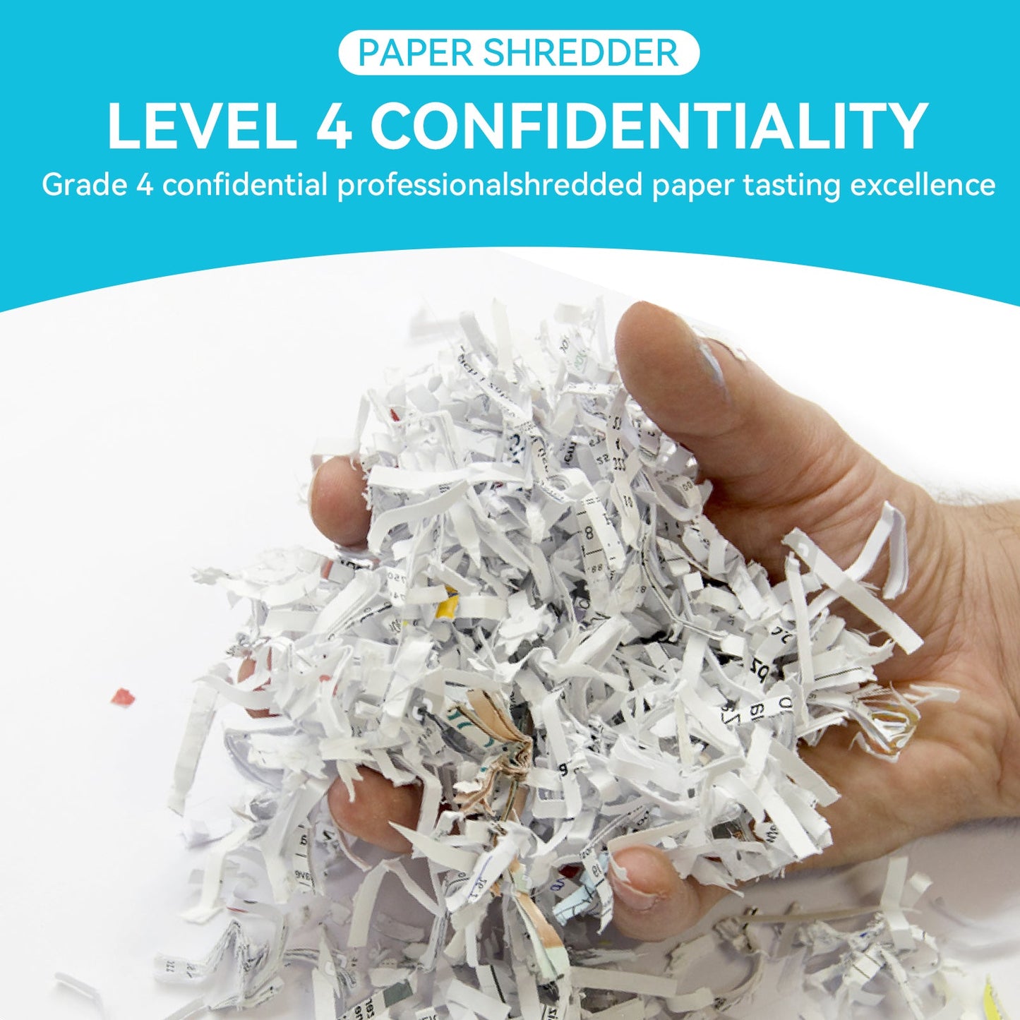 Destructora de Papel de Corte Cruzado Premium - Alta Seguridad, Gran Capacidad