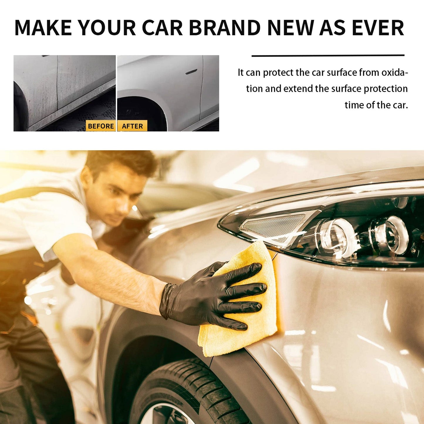 Wash Coating Detailer, Decontamination Refurbishment Maintenance Brightening Multi-Purpose Cleaning And Care Agent - Korvel