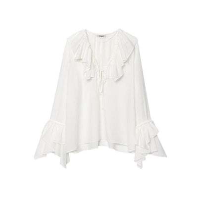 Women's Casual Long Sleeve Layered Decorative Shirt