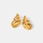 Elegant 18K Gold-Plated Conch Earrings