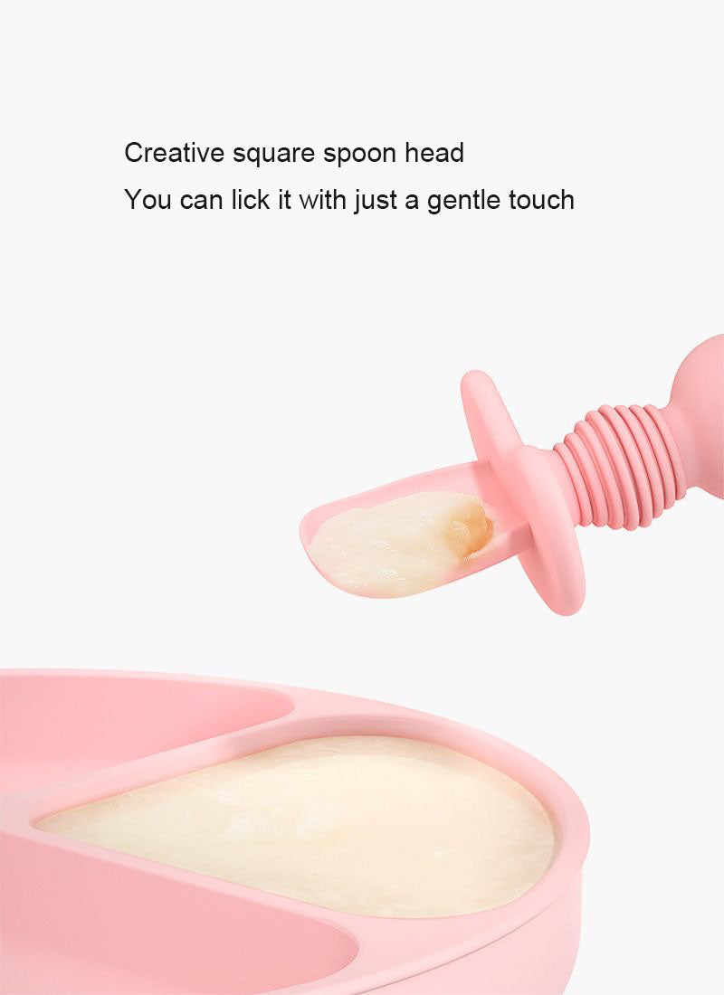 Baby silicone food fork and spoon - Korvel