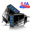 4USB mobile phone charger, multi port USB charging head charger - Korvel