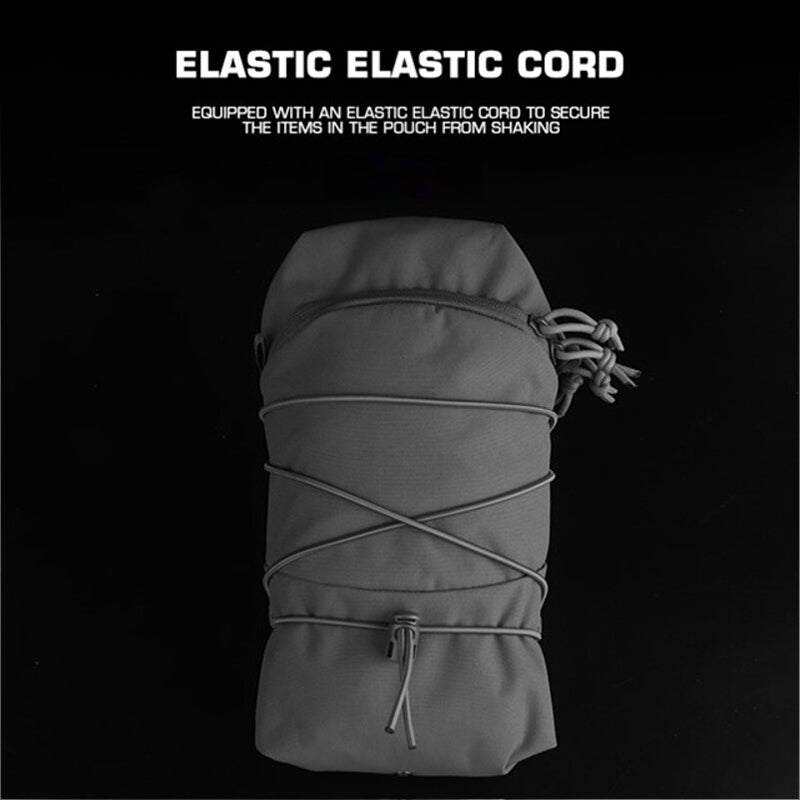 Tactical MOLLE Cylindrical Bag - 1.5L for Versatile Use