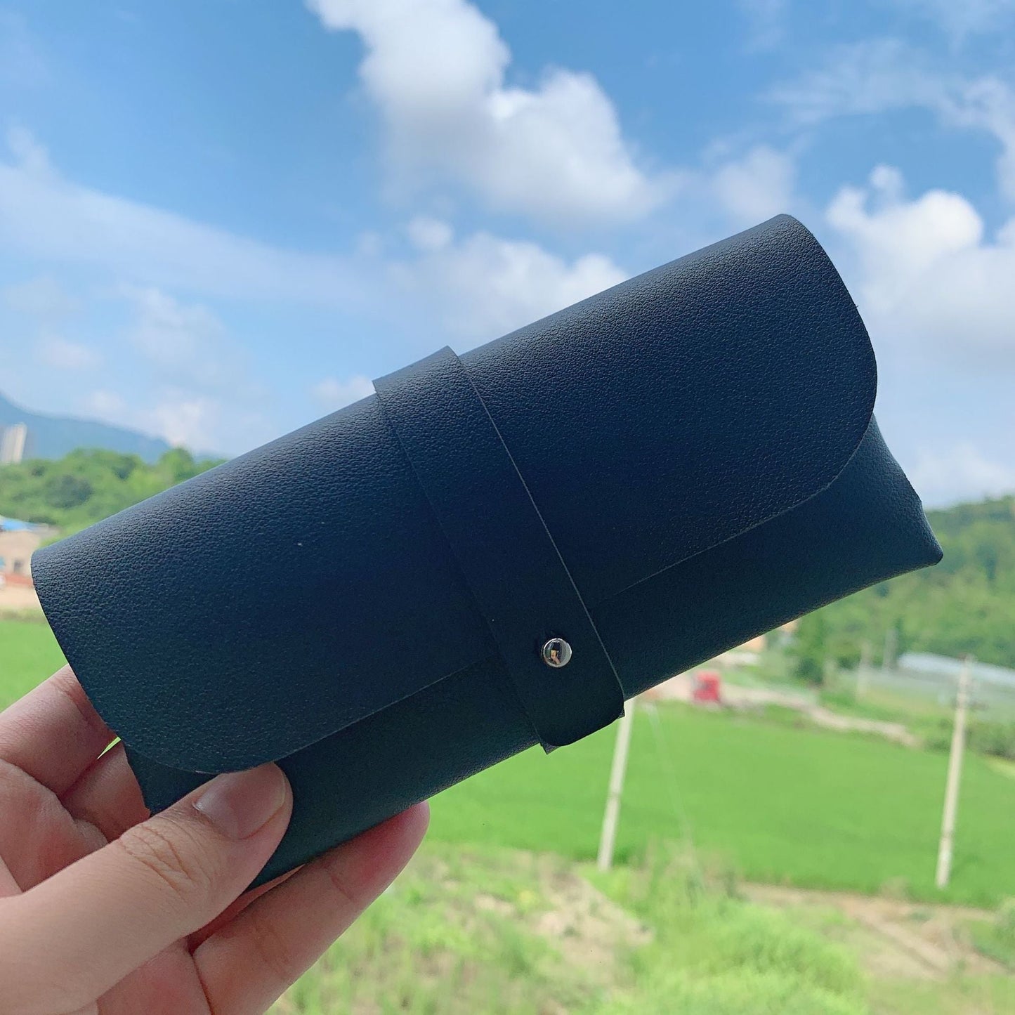 Premium PU Eyewear Case for Stylish Protection