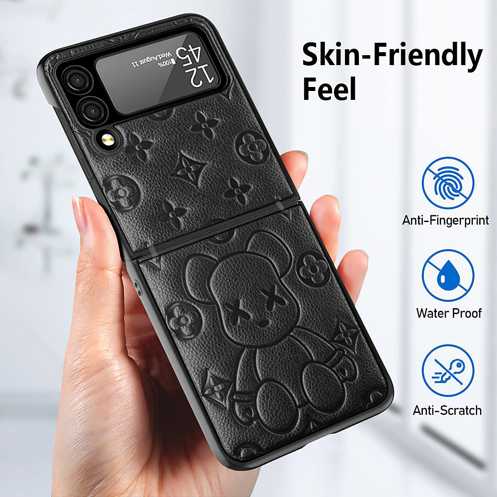 Coque en cuir premium pour Galaxy Samsung Z Flip3