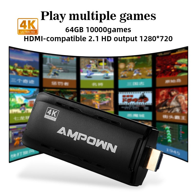 Console de jeu rétro HD sans fil - Expérience d'arcade miniature