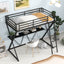 Premium Twin Size Loft Bed with Desk and Guardrails - Black