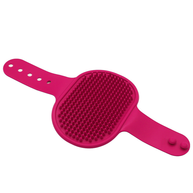 Brosse en caoutchouc souple pour chiens et chats
