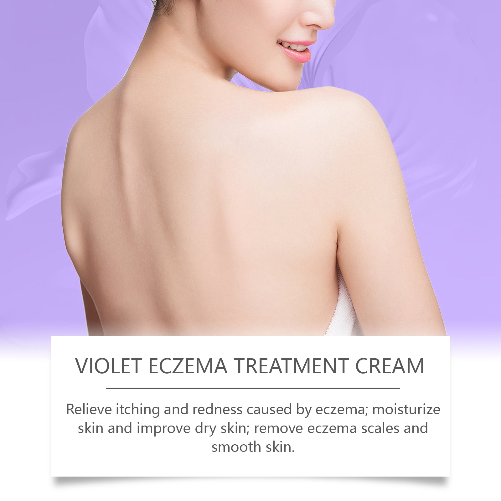 Violet Skin Repair Cream Gently Moisturizes Body Skin And Relieves Dry, Flushed Skin Care - Korvel