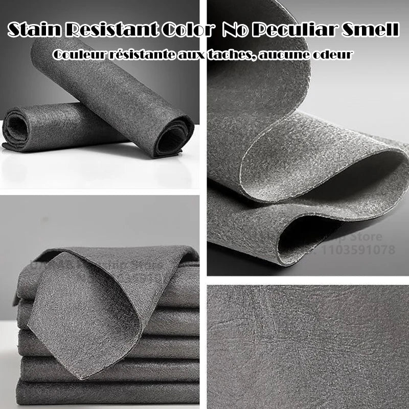 1-10PCS Magic Cleaning Cloths Reusable Microfiber Washing Rags Car Window Mirror Wipe Towels Rag Household Kitchen Clean Tools - Korvel