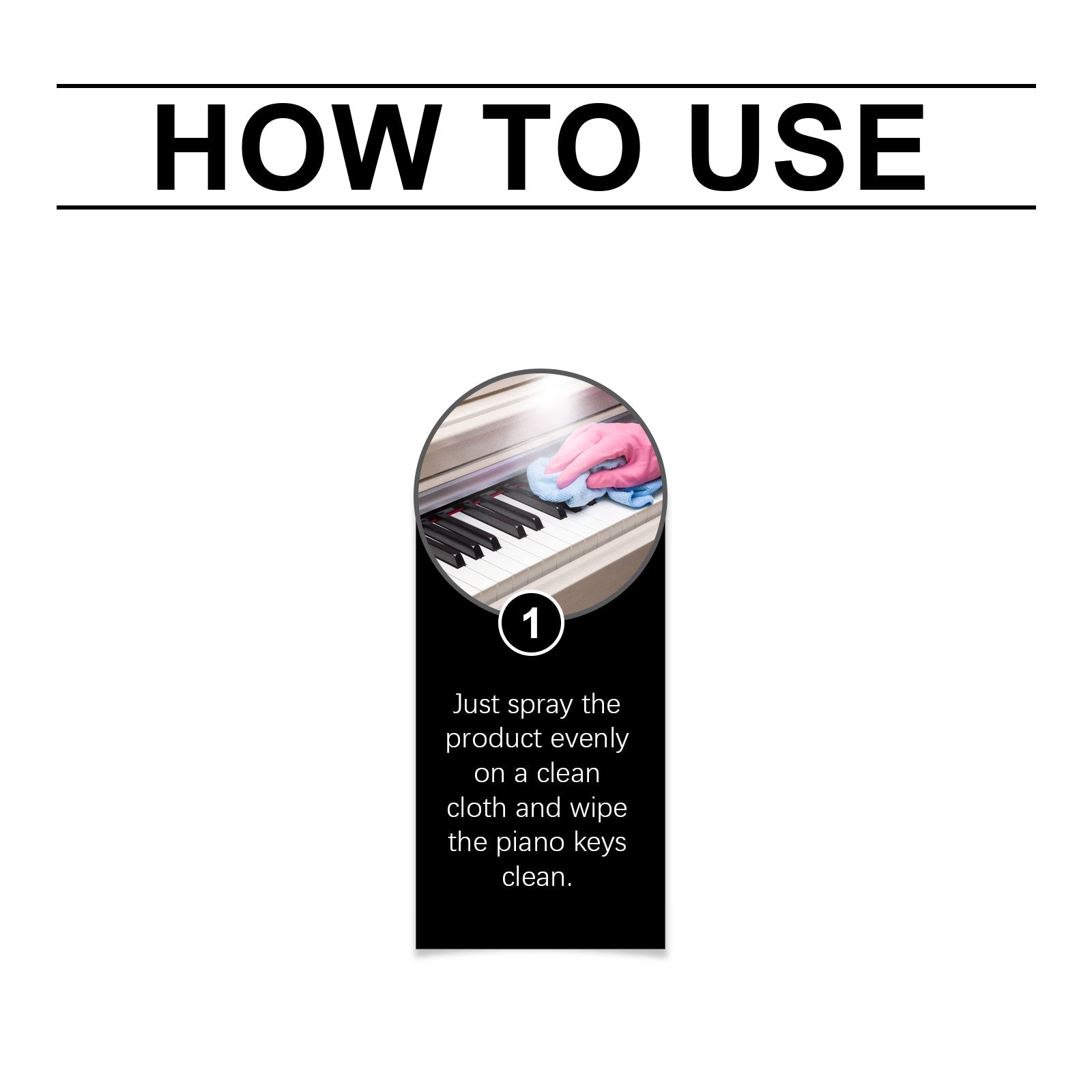 Piano Key Cleaner Cleans Key Stains Gently And Protects Multi-Function Keyboard Cleaner Spray - Korvel