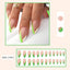 Mid-Length Almond Nail Art Patches for Stylish Looks