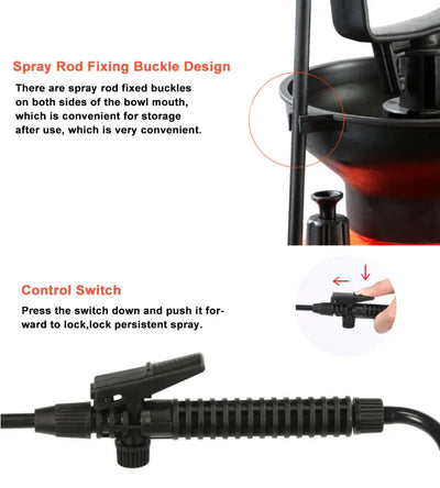 3/5L Pressure Sprayer Air Compression Pump Hand Pressure Sprayers Agricultural Gardening Watering Plant Lawn Spray Bottle - Korvel