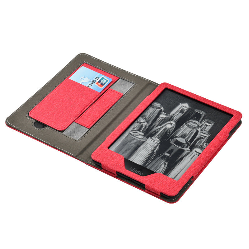 Suitable For Kindle Paper White5 Cloth Pattern Bracket Protective Cover 6.8 Inch 11th KPW5 Hand-Held Card Holder - Korvel