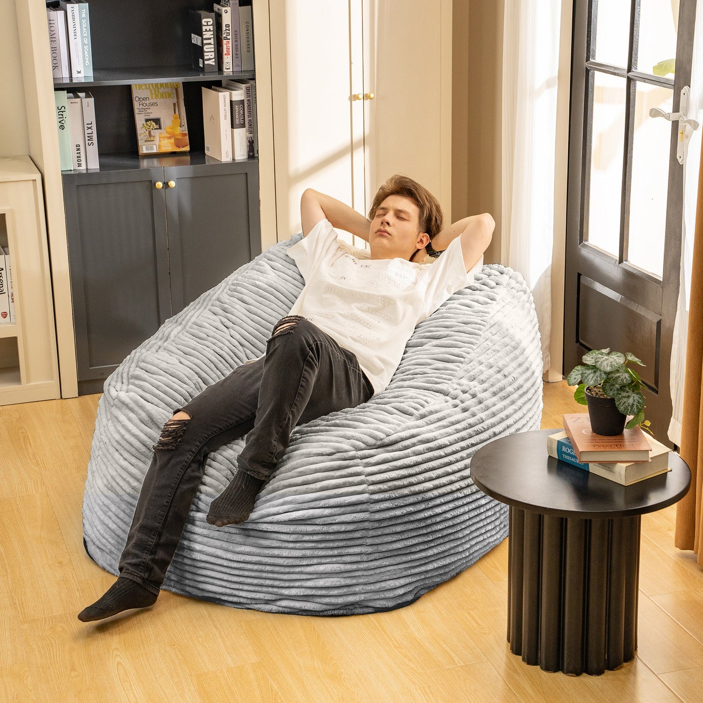 Faux Fur Classic Bean Bag - Korvel