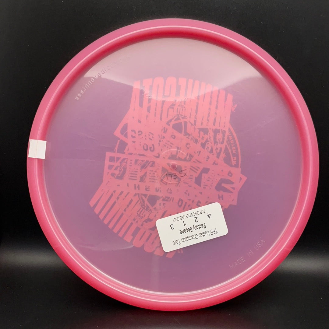 Luster Champion Toro - Tourney F2 Disc Golf Disc