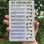 Tableau de Checklist Mémo en Plastique Premium