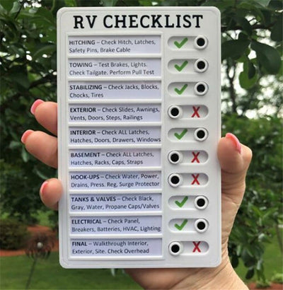 Premium Plastic Memo Checklist Board