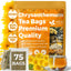 Organic Chrysanthemum Herbal Tea Bags - Caffeine-Free & Vegan