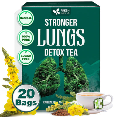 StrongerLungs Tea Bags - Premium Herbal Blend for Refreshing Breaths