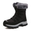 Bottes en Velours Chaud en Coton - Chaussures Rembourrées Hautes en Coton
