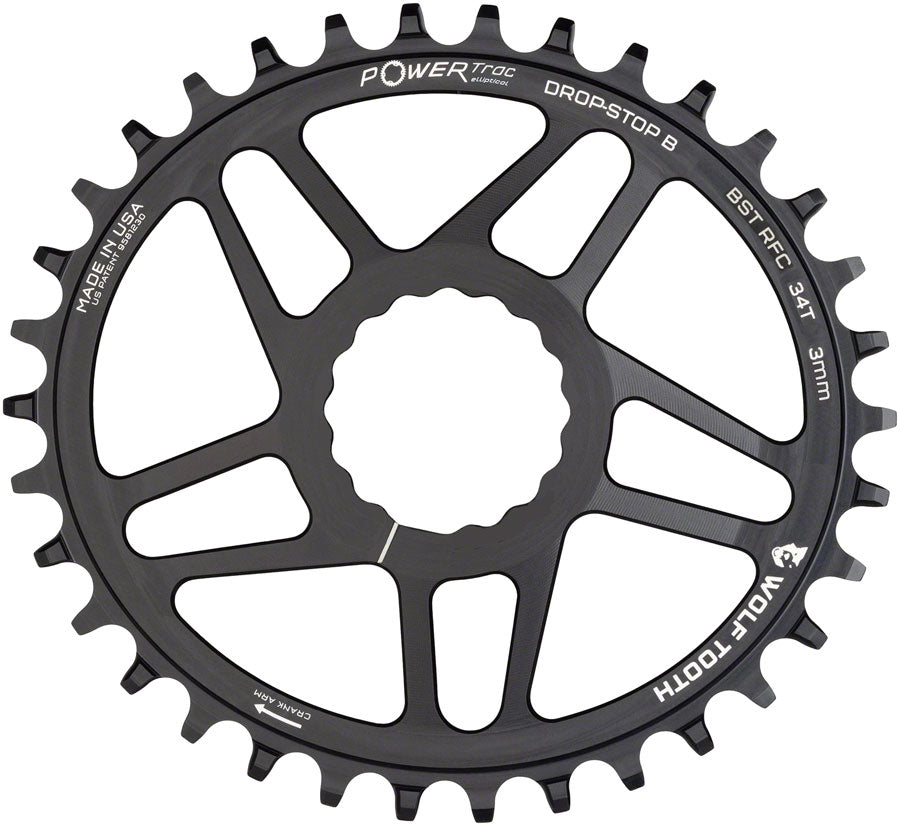 Wolf Tooth Elliptical Direct Mount Chainring - 34t for Boost Cranks