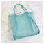 Transparent Mesh One-Shoulder Bag - Fashionable & Lightweight