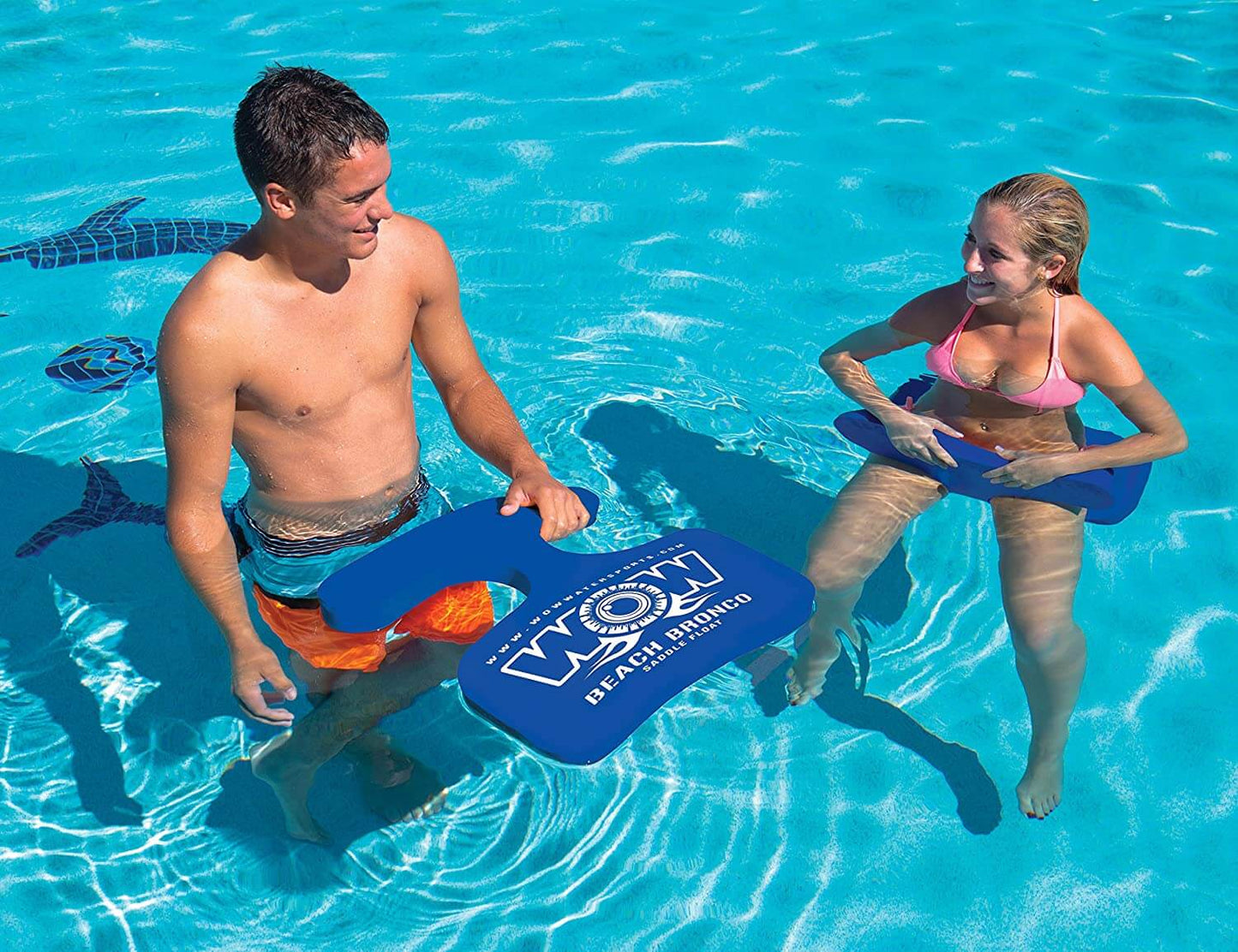 WOW Watersports Beach Bronco Pool Float - Azul
