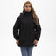 Parka acolchada de forro polar impermeable premium para mujeres