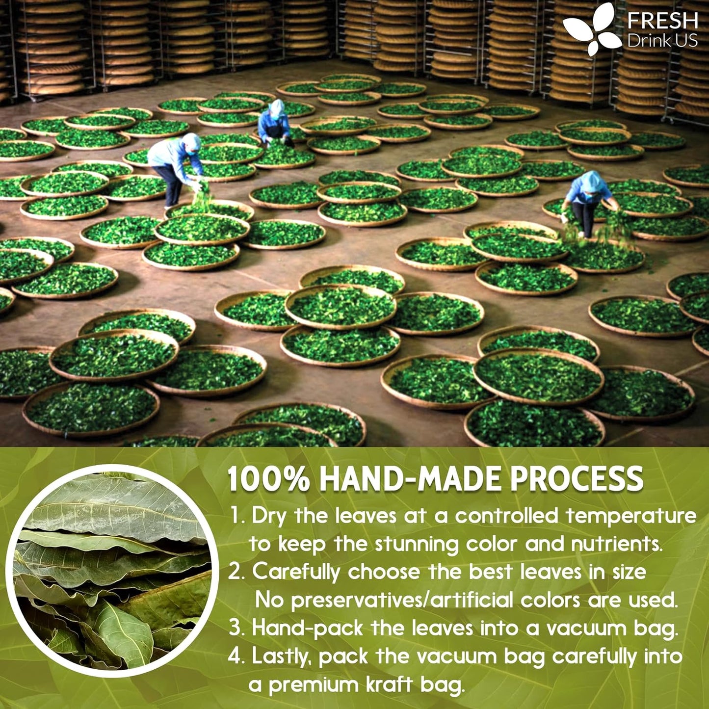 Premium Mango Leaf Herbal Tea - 100% Natural Dried Leaves