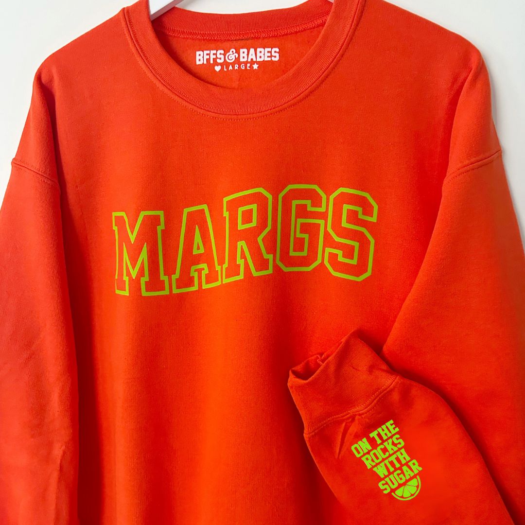 MARGS Printed Sweatshirt - Customizable Cuff Options